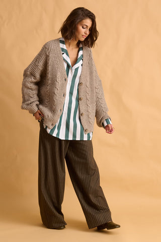 karavan clothing fashion fall winter 25 krvn homecoming collection alessandra trousers brown