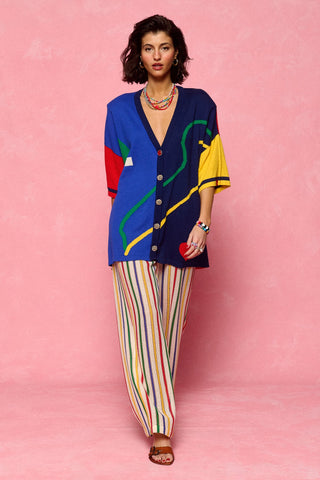 karavan clothing fashion spring summer 26 nai collection emine trousers off white multicolor stripes