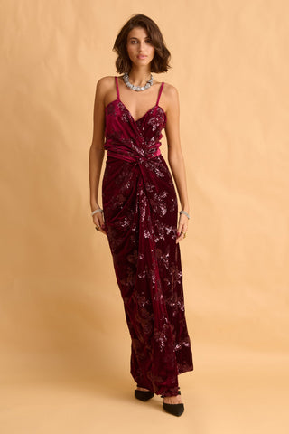 karavan clothing fashion fall winter 25 krvn homecoming collection alice dress bordeaux