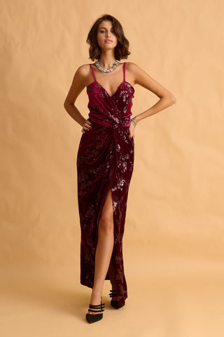 karavan clothing fashion fall winter 25 krvn homecoming collection alice dress bordeaux