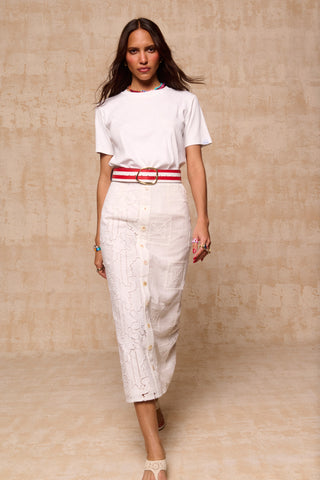 karavan clothing fashion krvn spring summer 26 nai collection alice skirt white lace