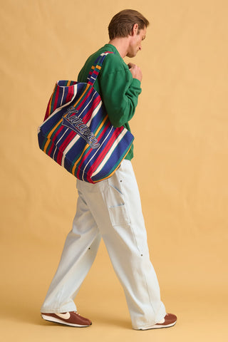 karavan clothing fashion fall winter 25 homecoming men collection david handbag multicolor stripes