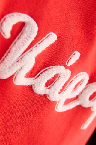 karavan clothing fashion fall winter 25 homecoming men collection dani hoodie red logo