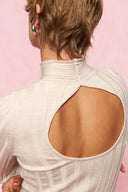 karavan fall winter 26' collection gabby knitted top ivory