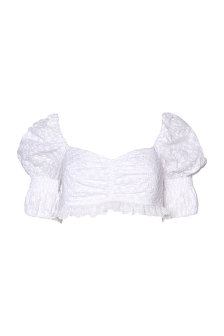 karavan clothing fashion spring summer 26 nai vera's day collection alyssa top white