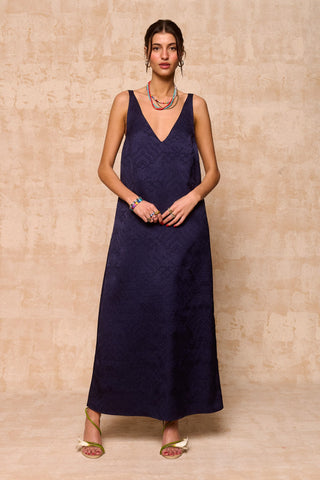karavan clothing fashion krvn spring summer 26 nai collection amalia dress blue