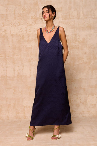 karavan clothing fashion krvn spring summer 26 nai collection amalia dress blue