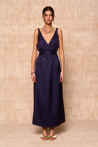 karavan clothing fashion krvn spring summer 26 nai collection amalia dress blue