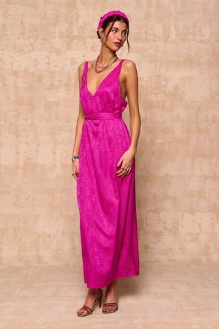 karavan clothing fashion krvn spring summer 26 nai collection amalia dress magenta