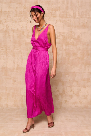 karavan clothing fashion krvn spring summer 26 nai collection amalia dress magenta