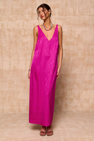karavan clothing fashion krvn spring summer 26 nai collection amalia dress magenta