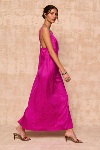 karavan clothing fashion krvn spring summer 26 nai collection amalia dress magenta