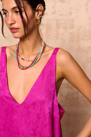 karavan clothing fashion krvn spring summer 26 nai collection amalia dress magenta