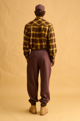 karavan clothing fashion fall winter 25 homecoming men collection andres sweatpants brown