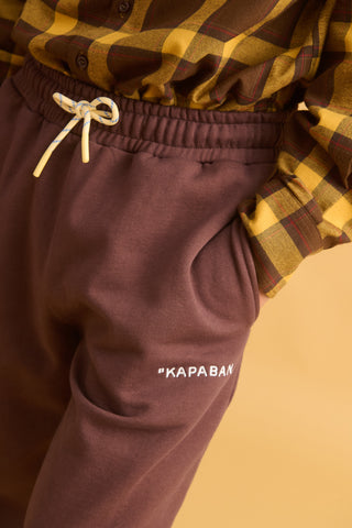 karavan clothing fashion fall winter 25 homecoming men collection andres sweatpants brown