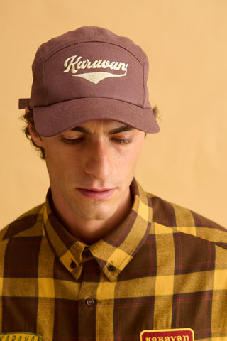 karavan clothing fashion fall winter 25 homecoming men collection joe dad hat brown logo