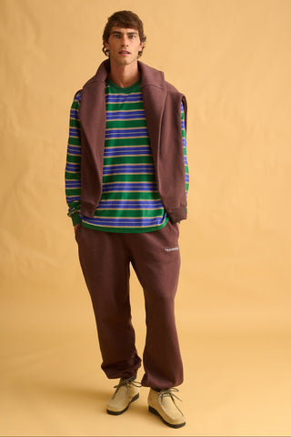 karavan clothing fashion fall winter 25 homecoming men collection jordi longsleeve green blue stripes