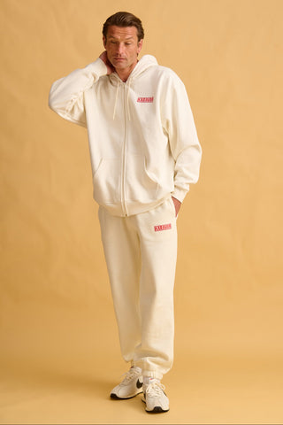 karavan clothing fashion fall winter 25 homecoming men collection jack zip hoodie ivory