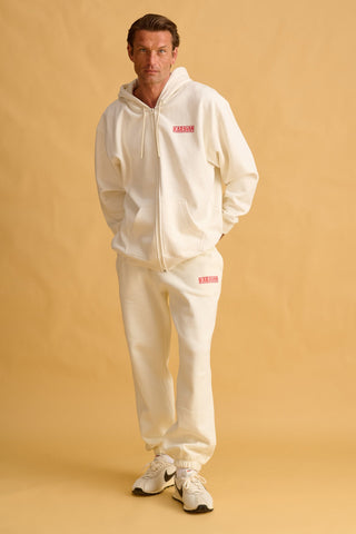 karavan clothing fashion fall winter 25 homecoming men collection jack zip hoodie ivory