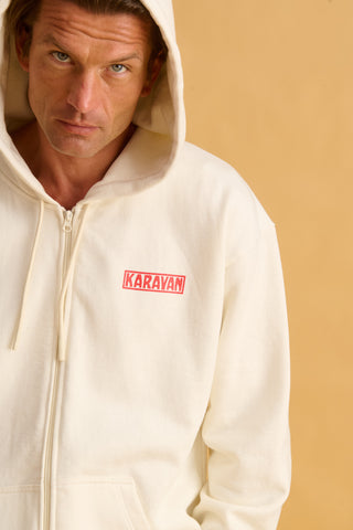 karavan clothing fashion fall winter 25 homecoming men collection jack zip hoodie ivory
