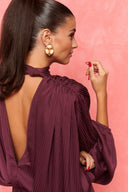 karavan fall winter 26' collection andromeda jumpsuit bordeaux