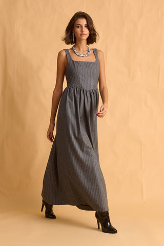 karavan clothing fashion fall winter 25 homecoming krvn collection anitta dress grey