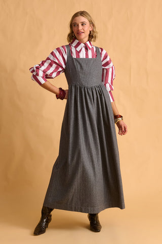 karavan clothing fashion fall winter 25 homecoming krvn collection anitta dress grey