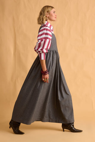 karavan clothing fashion fall winter 25 homecoming krvn collection anitta dress grey