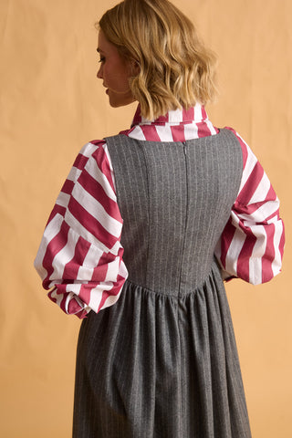 karavan clothing fashion fall winter 25 homecoming krvn collection anitta dress grey