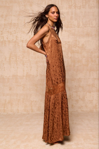 karavan clothing fashion krvn spring summer 26 nai collection annalise dress brown