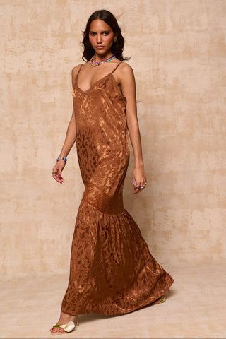 karavan clothing fashion krvn spring summer 26 nai collection annalise dress brown