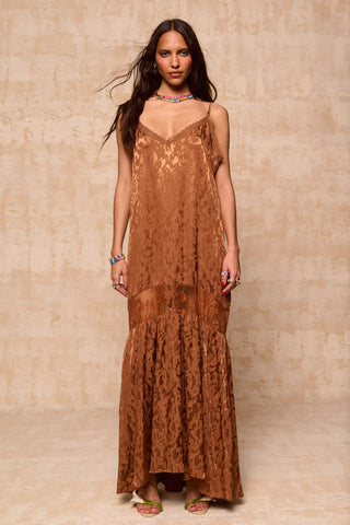 karavan clothing fashion krvn spring summer 26 nai collection annalise dress brown