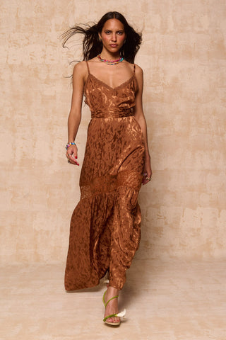 karavan clothing fashion krvn spring summer 26 nai collection annalise dress brown