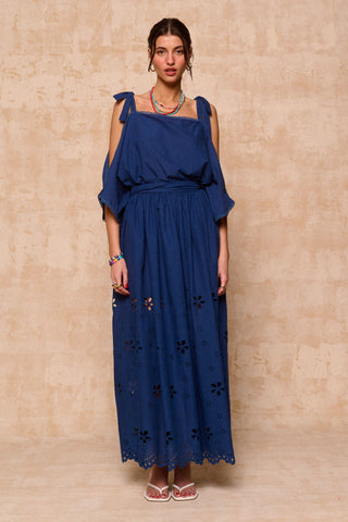 karavan clothing fashion krvn spring summer 26 nai collection antigone dress blue