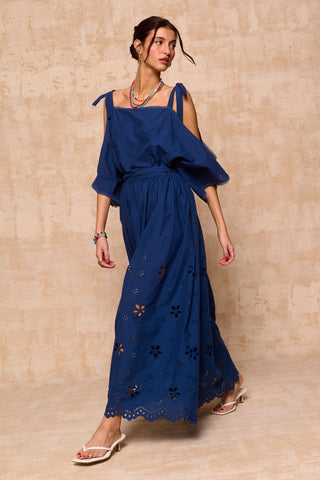 karavan clothing fashion krvn spring summer 26 nai collection antigone dress blue