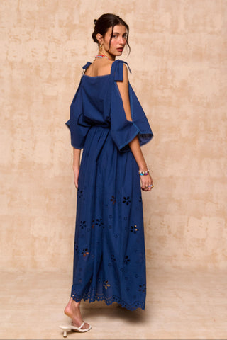 karavan clothing fashion krvn spring summer 26 nai collection antigone dress blue