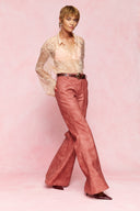 karavan loungewear planet fall winter 26' collection goda shirt beige