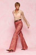 karavan loungewear planet fall winter 26' collection goda shirt beige