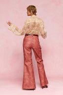 karavan loungewear planet fall winter 26' collection goda shirt beige