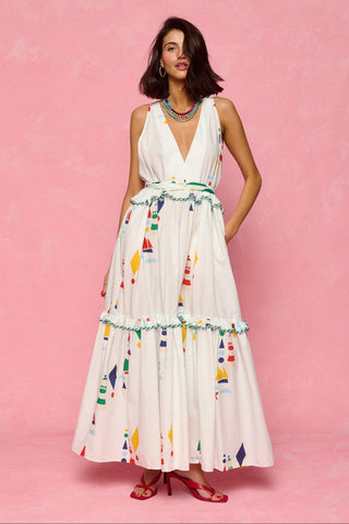 karavan clothing fashion spring summer 26 nai collection artemis dress white lighthouse