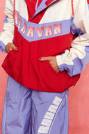 karavan fall winter 26' collection estelle anorak red blue