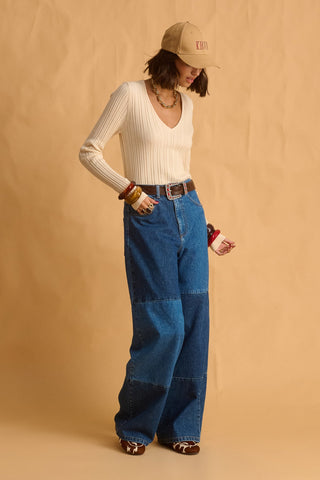 karavan clothing fashion fall winter 25 homecoming krvn collection ashina knitted top ivory