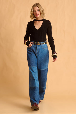 karavan clothing fashion fall winter 25 homecoming krvn collection betty knitted top black