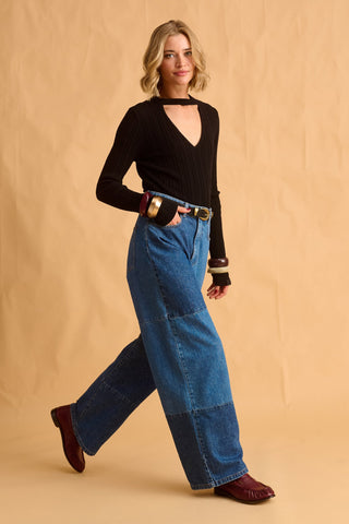 karavan clothing fashion fall winter 25 homecoming krvn collection betty knitted top black