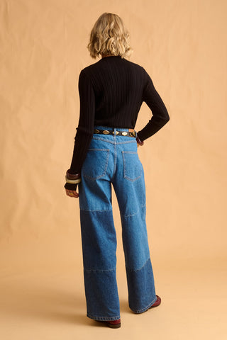 karavan clothing fashion fall winter 25 homecoming krvn collection betty knitted top black