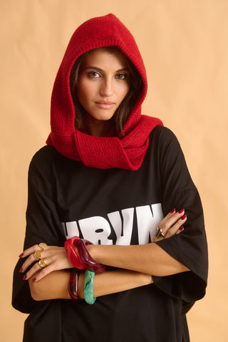 karavan clothing fashion fall winter 25 homecoming krvn collection kylie balaclava red