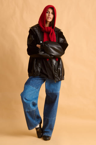 karavan clothing fashion fall winter 25 homecoming krvn collection kylie balaclava red