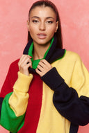 karavan fall winter 26' collection odell knitted sweater red lemon black