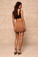 karavan clothing fashion spring summer 26 nai collection azlyn lining skirt brown