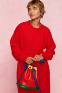 karavan fall winter 26' collection nolita bag leather red